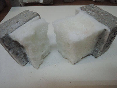 Рисунок внешнего вида образцов после определения прочности сцепления (со Стиз Д при температуре плюс 22 градуса и 62 процента)